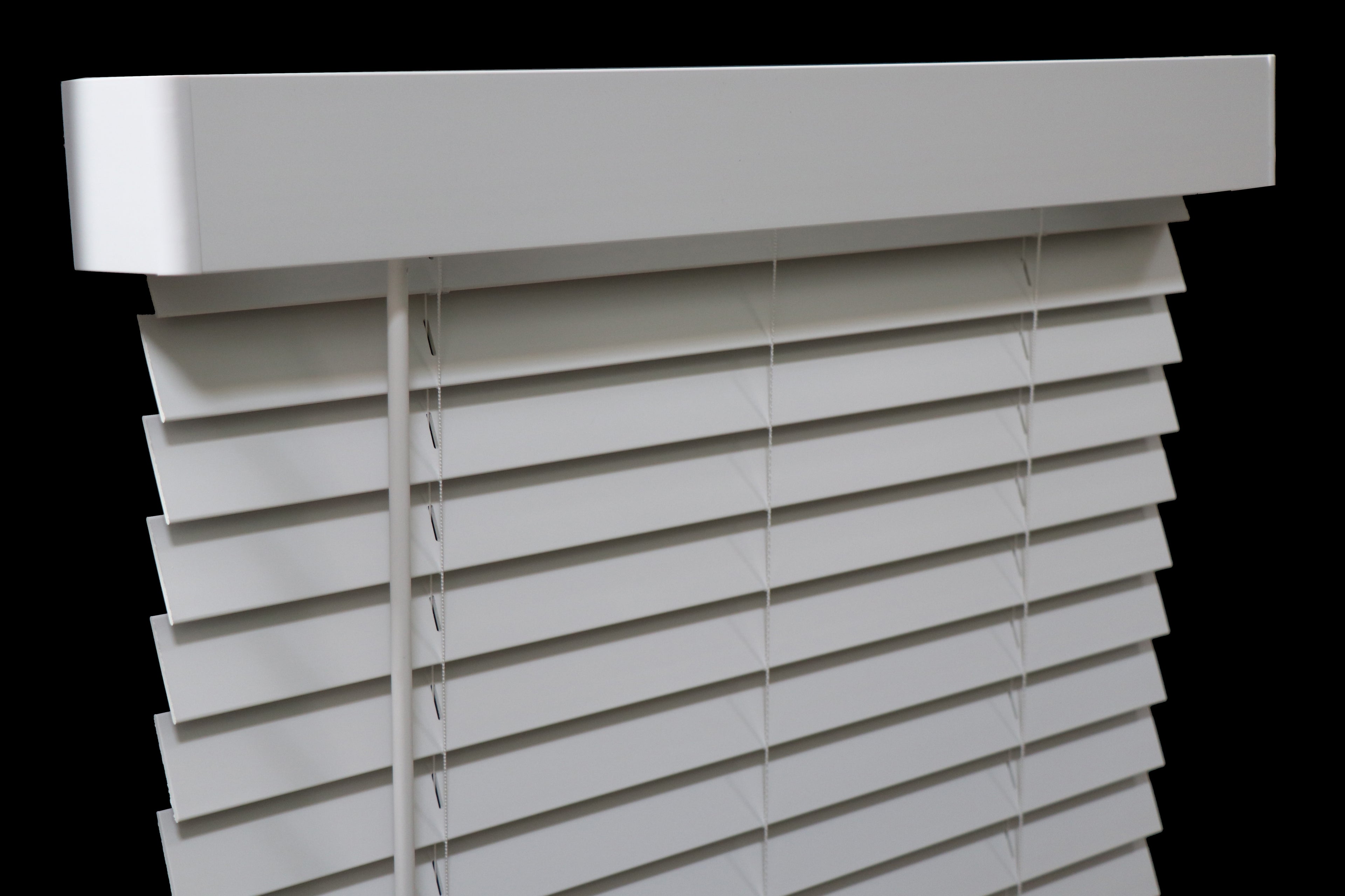 2” Faux Wood Blinds – Smooth White