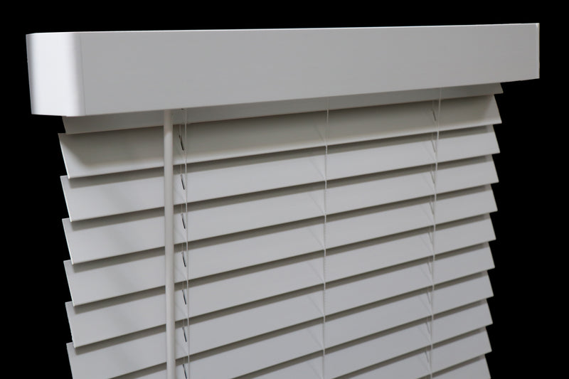 2” Faux Wood Blinds – Smooth White