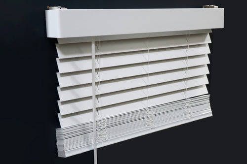 2” Faux Wood Blinds – Smooth White